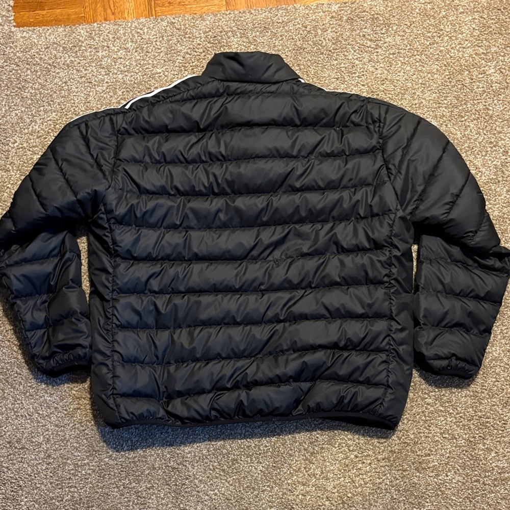 Adidas Men's Black and White Puffer Jacket - Picture 4 of 4